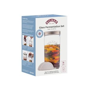 Kilner Wide Mouth Glass Fermentation Set - 1 L