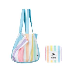Reusable Shopping Bags: Dock & Bay Foldaway Tote Bag - Unicorn Waves