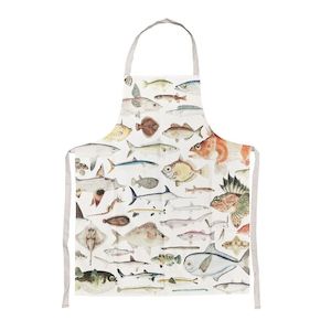 Kitchen Textiles: 100%NZ Apron - Fishes of New Zealand