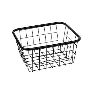 Kitchen Storage Baskets: Kate's Medium Black Wire Basket