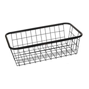 Kitchen Storage Baskets: Kate's Large Black Wire Basket