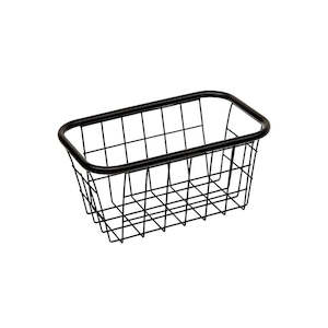 Kitchen Storage Baskets: Kate's Small Black Wire Basket