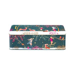 Sara Miller Woodland Tales Rectangular Storage Tin