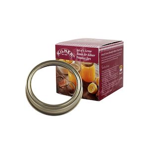 Kilner Genuine Preserve Screw Bands - Regular Mouth (Pack of 6)