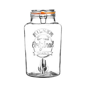 Kilner Jars Bottles: Kilner Round Clip Top Drinks Dispenser - 5L