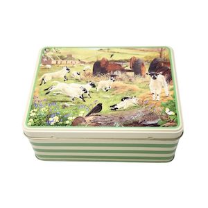 Tracy Hall Woolly Jumpers Biscuit Tin