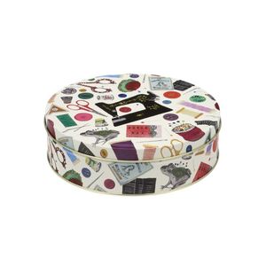 Elite Tins Needle & Thread Medium Round Tin