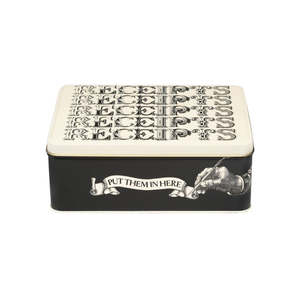 Elite Tins Typography Receipts Tin