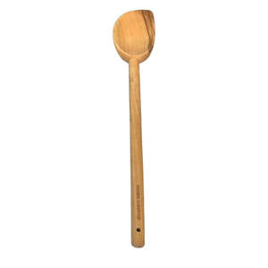 Roger Orfèvre Olive Wood Bevelled Spoon