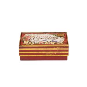 New: Nostalgia Small Chocolate Tin – Red