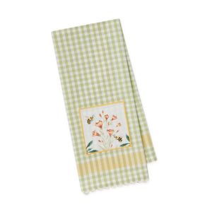 Kitchen Textiles: Design Imports Bee Garden Embellished Tea Towel