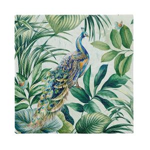 Event Party Supplies: PAW Paper Napkins - Peacock