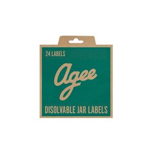 Preserving Tools Accessories: Agee Dissolvable Jar Labels (24 pack)
