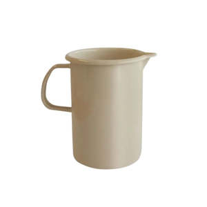 Falcon Enamelware: Dishy Enamel Measuring Jug - Almond