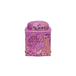 Sara Miller Mauve Songbird Tea Caddy