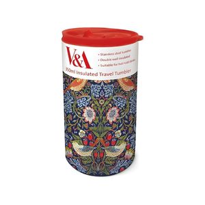 Museums & Galleries Travel Tumbler – Strawberry Thief