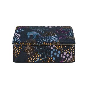 Gift Packaging Nz: Sara Miller Midnight Leopard Biscuit Tin
