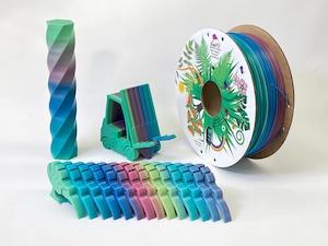 Rustic Rainbow, rPLA pro, 100% Recycled, 1.75mm, 1kg