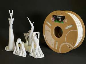 All Our 1 75 Mm Filament: White-ish, rPLA pro, 100% Recycled 3D PRINTS, 1.75mm, 1kg