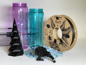 News And Other Amazing: Black rPCTG-rPETG, High temperature filament, 100% Recycled, 1.75mm, 250g