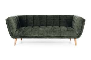 3 Seater Sofa: Towelie 3 seater sofa - Fern Green