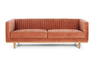 Madison 3 seater sofa - Amber Rose