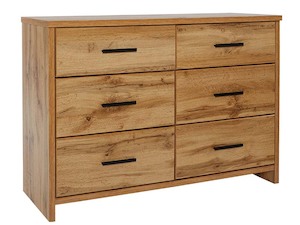 Dresser: Nova 6 Drawer Lowboy