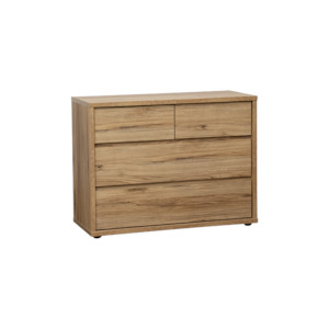 Dresser: Nico 4 Drawer Lowboy