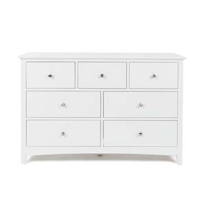 Jessica 3 over 4 Dresser - White