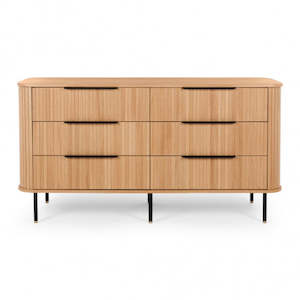 Dresser: Anders 6 Drawer Dresser - Natural