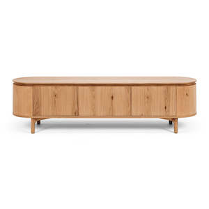 Entertainment Unit: Kontur Entertainment Unit - Natural Oak