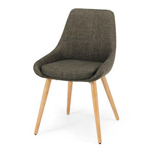 Dining Chairs Nz: Bari Dining Chair - Green/Oak