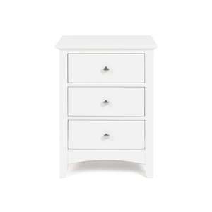 Jessica 3 Drawer Bedside Table