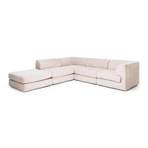 Corner Suites Modular Sofas: Harmony 5 pce Modular Suite - Sand