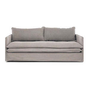 Hamilton Slipcover 3 Seater Sofa - Cement