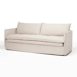 Hamilton Slipcover 3 Seater Sofa -Oatmeal