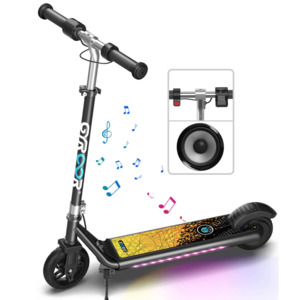Electric Scooter: Ages 6-12 Gyroor H30 Max Black Kids Electric Scooter - Kiwi E-Scooters