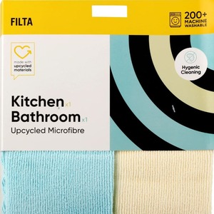 Filta Upcycled Microfibre Cloth - Kitchen & Bathroom (2 Pack) - Kiwi Hygiene Supplies