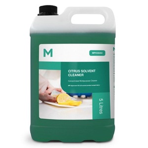 Matthews Citrus Solvent Cleaner - Green, 5L - Kiwi Hygiene Supplies