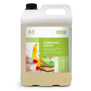 Matthews Commercial Bleach 5% 5L, Clear - Kiwi Hygiene Supplies