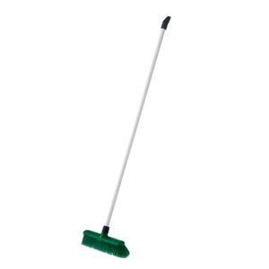 Deluxe Outdoor Broom, Green - Kiwi Hygiene Supplies