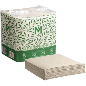 1 Ply 1/4 Fold Lunch Napkins 300mm x 300mm Recycled (6 Packs) - Kiwi Hygiene Supplies