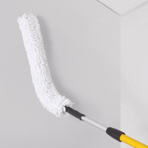 TRUST U-RAG Quick-Connect Flexible Dusting Wand, White - Kiwi Hygiene Supplies