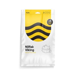 FILTA Nilfisk Viking Multi Layered Vacuum Bags (C012) (5 Pack) - Kiwi Hygiene Supplies