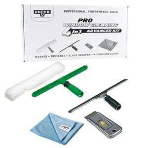 Unger Pro Window Cleaning 4 in 1 Advanced Kit - Kiwi Hygiene Supplies