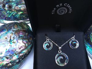 Paua Shell Set Come With Beautiful Gift Box #2