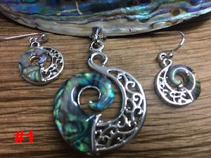 Paua Shell Set Come With Beautiful Gift Box #1