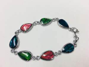 Paua Shell Bracelet Drops 3 Colours
