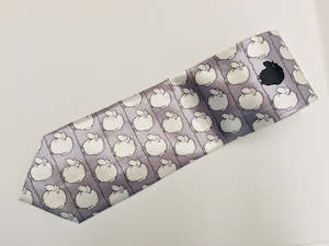 New Zealand Black SheepTie Silver Grey