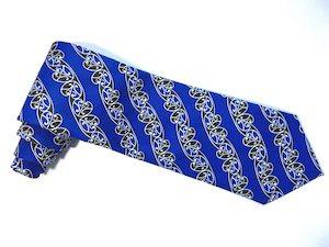 Clothing Fashion: New Zealand Koru Tie Blue